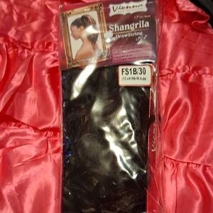 Shangrila Drawstring Ponytail - Dark Brown